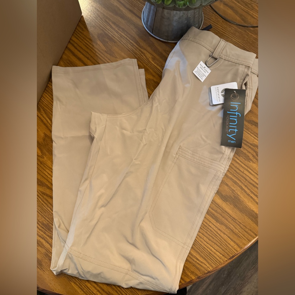 NFINITY Khaki Scrub Pants